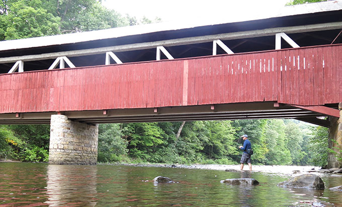 Covered Bridge angler